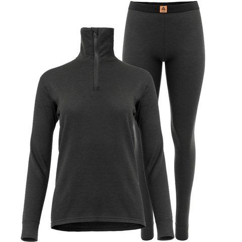 Aclima WoolTerry 220 Long Neck Wm's woolterry-220-long-neck-women-black-m фото